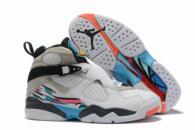 Air Jordan 8 Men's Basketball Shoes AJ8 Sneakers-10 - Click Image to Close